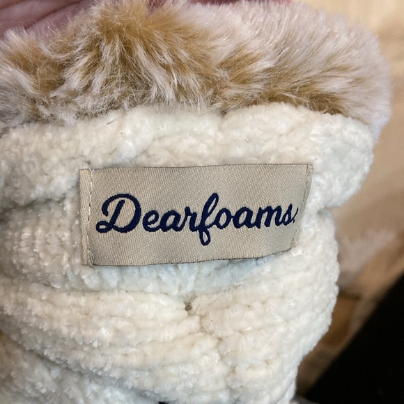 NWT Chenille Dearfoams slippers - Picture 3 of 12